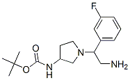 3-N-boc-amino-1-[2-amino-1-(3-fluoro-phenyl)-ethyl]-pyrrolidine Structure,886365-09-9Structure