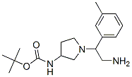 3-N-boc-amino-1-(2-amino-1-m-tolyl-ethyl)-pyrrolidine Structure,886365-11-3Structure