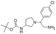 3-N-boc-amino-1-[2-amino-1-(4-chloro-phenyl)-ethyl]-pyrrolidine Structure,886365-23-7Structure