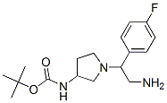 3-N-boc-amino-1-[2-amino-1-(4-fluoro-phenyl)-ethyl]-pyrrolidine Structure,886365-26-0Structure