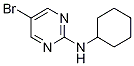 5-Bromo-2-cyclohexylaminopyrimidine Structure,886366-17-2Structure