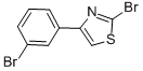 2-Bromo-4-(3-bromophenyl)thiazole Structure,886367-82-4Structure