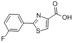 2-(3-氟苯基)噻唑-4-羧酸結(jié)構(gòu)式_886369-06-8結(jié)構(gòu)式