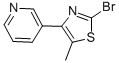 3-(2-Bromo-5-methyl-4-thiazolyl)pyridine Structure,886370-98-5Structure