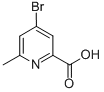 4-Bromo-6-methyl-pyridine-2-carboxylic acid Structure,886372-47-0Structure