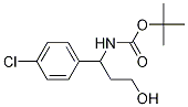 [1-(4-Chlorophenyl)-3-hydroxypropyl]carbamic acid 1,1-dimethylethyl ester Structure,886493-66-9Structure