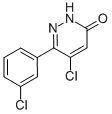 4-Chloro-3-(3-chlorophenyl)-5,6h-pyradazin-6-one Structure,886497-43-4Structure