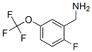 2-Fluoro-5-(trifluoromethoxy)benzylamine Structure,886498-13-1Structure