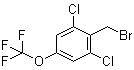 2,6-Dichloro-4-(trifluoromethoxy)benzyl bromide Structure,886503-08-8Structure