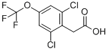 2,6-Dichloro-4-(trifluoromethoxy)phenylacetic acid Structure,886503-16-8Structure