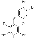 3,5-Difluoro-2,3,4,4,6-pentabromodiphenyl ether (2,3,4,4,6-pentabromo-3,5-difluorodiphenyl ether) Structure,886748-35-2Structure