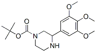 3-(3,4,5-Trimethoxy-phenyl)-piperazine-1-carboxylic acid tert-butyl ester Structure,886770-31-6Structure