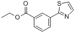 3-(1,3-噻唑-2-基)苯甲酸乙酯結(jié)構(gòu)式_886851-29-2結(jié)構(gòu)式