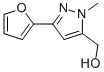 [3-(2-Furyl)-1-methyl-1H-pyrazol-5-yl]methanol Structure,886851-33-8Structure