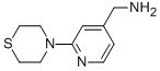 (2-Thiomorpholinopyrid-4-yl)methylamine Structure,886851-35-0Structure