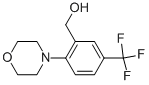 [2-Morpholino-5-(trifluoromethyl)phenyl]methanol Structure,886851-51-0Structure