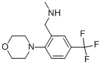 N-methyl-2-morpholino-5-(trifluoromethyl)benzylamine Structure,886851-52-1Structure