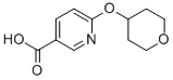 6-(Tetrahydropyran-4-yloxy)nicotinicacid Structure,886851-55-4Structure