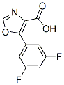 5-(3,5-二氟苯基)-4-噁唑羧酸結(jié)構(gòu)式_887267-63-2結(jié)構(gòu)式