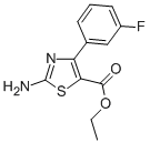 Ethyl2-amino-4-(3-fluorophenyl)thiazole-5-carboxylate Structure,887267-78-9Structure