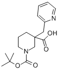 3-Pyridin-2-ylmethyl-piperidine-1,3-dicarboxylic acid 1-tert-butyl ester Structure,887344-17-4Structure