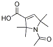 1-Acetyl-2,2,5,5-tetramethyl-3-pyrroline-3-carboxylic acid Structure,887352-25-2Structure