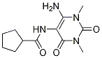 6-Amino-5-[(cyclopentanecarbonyl)amino]-1,3-dimethyl uracil Structure,887352-43-4Structure