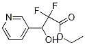 3-Pyridinepropanoic acid, .alpha.,.alpha.-difluoro-.beta.-hydroxy-, ethyl ester Structure,887355-01-3Structure