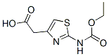 4-Thiazoleacetic acid, 2-[(ethoxycarbonyl)amino]- Structure,887576-08-1Structure