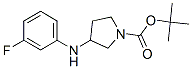 3-(3-Fluoro-phenylamino)-pyrrolidine-1-carboxylic acid tert-butyl ester Structure,887578-60-1Structure