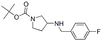 3-(4-Fluoro-benzylamino)-pyrrolidine-1-carboxylic acid tert-butyl ester Structure,887578-74-7Structure