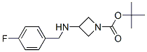 3-(4-氟芐氨基)-氮雜啶-1-羧酸叔丁酯結(jié)構(gòu)式_887580-28-1結(jié)構(gòu)式