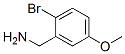 2-Bromo-5-methoxybenzylamine Structure,887581-09-1Structure