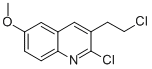 2-Chloro-3-(2-chloroethyl)-6-methoxyquinoline Structure,887581-15-9Structure