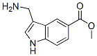 3-Aminomethyl-1H-indole-5-carboxylic acid methyl ester Structure,887582-73-2Structure