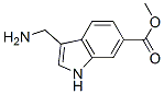 3-Aminomethyl-1H-indole-6-carboxylic acid methyl ester Structure,887582-81-2Structure