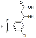 3-Amino-3-(3-chloro-5-trifluoromethyl-phenyl)-propionic acid Structure,887583-74-6Structure