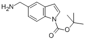 5-Aminomethylindole-1-carboxylic acid tert-butyl ester Structure,887584-14-7Structure