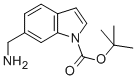 6-Aminomethyl-indole-1-carboxylicacidtert-butylester Structure,887584-21-6Structure