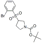 3-(2-Bromo-benzenesulfonyl)-pyrrolidine-1-carboxylic acid tert-butyl ester Structure,887587-58-8Structure