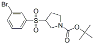 3-(3-Bromo-benzenesulfonyl)-pyrrolidine-1-carboxylic acid tert-butyl ester Structure,887587-62-4Structure