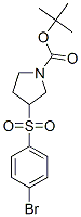 3-(4-Bromo-benzenesulfonyl)-pyrrolidine-1-carboxylic acid tert-butyl ester Structure,887587-67-9Structure