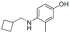 4-[(Cyclobutylmethyl)-amino]-3-methyl-phenol Structure,887587-71-5Structure