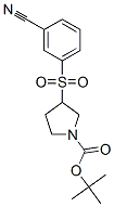 3-(3-Cyano-benzenesulfonyl)-pyrrolidine-1-carboxylic acid tert-butyl ester Structure,887587-73-7Structure