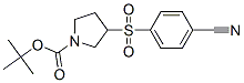 3-(4-Cyano-benzenesulfonyl)-pyrrolidine-1-carboxylic acid tert-butyl ester Structure,887587-78-2Structure