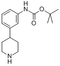 (3-Piperidin-4-yl-phenyl)-carbamic acid tert-butyl ester Structure,887589-53-9Structure