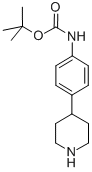 (4-Piperidin-4-yl-phenyl)-carbamic acid tert-butyl ester Structure,887589-58-4Structure