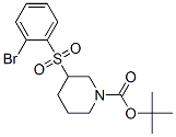 3-(2-Bromo-benzenesulfonyl)-piperidine-1-carboxylic acid tert-butyl ester Structure,887590-07-0Structure