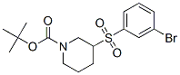 3-(3-Bromo-benzenesulfonyl)-piperidine-1-carboxylic acid tert-butyl ester Structure,887590-11-6Structure