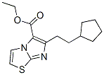 咪唑[2,1-b]噻唑-5-羧酸-6-(2-環(huán)戊乙基)-乙酯結(jié)構(gòu)式_887590-13-8結(jié)構(gòu)式